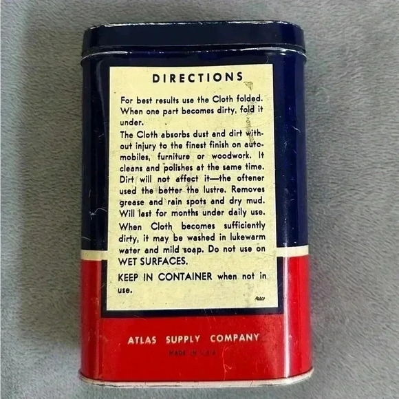 💎Collectors Vintage Rare 1950s Atlas Tin Can - Picture 2 of 13